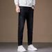 Men's Clothing Jeans Large Size Trendy Brand Fashion Trendy Brand Casual Elastic Small Straight Slim Trousers_mkmklike.com