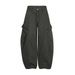 Men's Clothing European And American High Street Men's Jeans Men's Splicing Multi Pocket Workwear Scimitar Pants Loose New Wide Leg Trousers_mkmklike.com