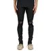 Ripped Striped Locomotive Jeans, New Men's Slim-fitting Small Foot Zipper, High Street Trendy Brand European And American Patch Trousers_mkmklike.com