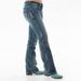 Women's Slim Fit Jeans - Embroidered Washed Denim Pants, High Waist Stretch Trousers_mkmklike.com