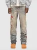 Men's Vintage Embroidered Straight Jeans High-quality Brand Y2K Fashion Floral Design Punk Style Trousers Stretch Male_mkmklike.com