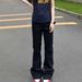 Men's Black Cleanfit Vibe Style Micro Flare Jeans - High Street Fashion Staple With Comfortable Cotton Fabric_mkmklike.com