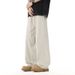 Men's Retro Patchwork Workwear Jeans – Loose Straight Leg Denim Pants, Spring Casual & Sporty Style_mkmklike.com