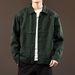 Loom Italian Denim Men's 2025 Autumn New Loose Large Size Lapel Workwear Casual Jacket_mkmklike.com