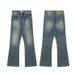 Men's Clothing Men's & Women's Vintage Washed Bootcut Jeans | 517 Slim Fit | Distressed Denim | High Elastic Comfort_mkmklike.com