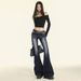 Women's Clothing Vintage American Low-Rise Flared Jeans For Women - Stretchy Bootcut Denim Pants With Retro Style_mkmklike.com