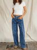 Women's mid Rise Slimming Wide Leg Jeans European American Style Retro Straight Leg Pants Casual Cotton Spring New 2026_mkmklike.com