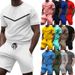Men's Clothing round neck t-shirt short sleeve men's NK youth casual sports men's suit_mkmklike.com