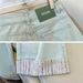 Women's Clothing Light Green Stitching Straight Jeans For WomenSummer New High Waist Loose Slimming Short Nine Point Pants_mkmklike.com