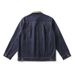 Spring New Large Size Men's Clothing Does Not Fade Primary Color Denim Jacket Jacket Men's Color Matching Lapel Original Cow Jacket_mkmklike.com
