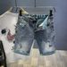 Men's Distressed Denim Shorts Relaxed Fit Stretch 5 Inch Inseam Summer Style_mkmklike.com