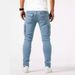 New Men's Side-pocket Skinny Jeans NK012_mkmklike.com