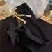 Jeans Men's New Drawstring Elastic Band Wide Loose High Street Straight Leg Trendy Casual Pants_mkmklike.com