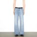 Men's High Street Washed Flare Jeans Trendy Brand Slimming Floor Length Denim Pants_mkmklike.com