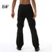 EF JEANS | 2024 New American Street Trend Fashion Pure Black Ripped Slim-fit Jeans Ruffian Handsome_mkmklike.com