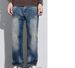 Premium Relaxed Fit Men's Jeans - Straight Leg Comfortable Denim Pants For Casual Wear (Sizes 30-46, Light Blue, Stretch Cotton)_mkmklike.com