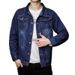 Men's Denim Jacket Men's Korean Version Slim Fit Spring Autumn Loose Jacket Denim Top_mkmklike.com