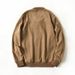 Japanese Retro Double-Sided Fleece Baseball Collar Jacket Men's Autumn Winter American Style Flight Warm Coat Top Trendy_mkmklike.com