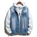 Men's Clothing New Style Trendy Fashion Denim Vest Simple And Versatile Casual Denim Jacket_mkmklike.com