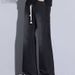 Retro American Drawstring Men's Jeans Loose Fit Trendy Fashionable Slightly Flared Wide Leg Pants Midweight Cotton Black Blue_mkmklike.com