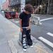 Women's Patch Embroidered Sports Casual Pants Loose Straight Leg Ins Style Long Trousers_mkmklike.com