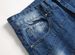 Men's Distressed Jeans Cross Border Supply Personalized Camouflage Patchwork Trendy American Jeans_mkmklike.com