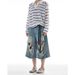 Retro High Street Ripped Denim Capri Pants Loose Fit Summer 7/8 Length For Men And Women Trendy Cotton Mid Waist Black Blue_mkmklike.com