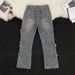 Men's Clothing Star Jacquard Jeans For Men, Spring And Autumn, Niche Design, Cool Pants, High Street Vibe, Straight Flared Pants_mkmklike.com