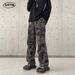 LKTM Men's Camouflage Cargo Pants Trendy Retro Straight Leg Wide Leg Floor Length Trousers For Men And Women_mkmklike.com