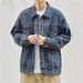 2025 Spring And Autumn New Denim Jacket Men's American High Street Brand Workwear Trendy Coat_mkmklike.com