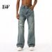 EF JEANS | 2024 New Product, American Trendy Cool, Hole-worn Design Sense, Old Jeans Are Slightly Versatile_mkmklike.com