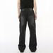 Men's Clothing 2025 Autumn New Products Street Fashion Graffiti Splicing Design Straight Loose Jeans_mkmklike.com