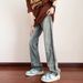 European And American Vibe Pants High Street Tide Ins American Spring And Autumn Zipper Jeans Men's Straight Slim-fitting Pants_mkmklike.com