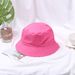 Hot Sale 1PC Fisherman Cap Candy Color Practical Sun Caps Unisex Casual Cotton Bucket Hat Outdoor Sunscreen Women Men Fashion_mkmklike.com