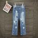 Men's Clothing Retro Straight Leg Jeans High Street Fashion Loose Fit Distressed Washed American Style For Men And Women_mkmklike.com