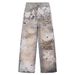 American High Street Cleanfit 3D Digital Print Cross Jeans Summer Tie-Dye Straight Loose Long Pants_mkmklike.com