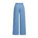 Women's Elastic Waist Straight Leg Jeans Loose Fit High Stretch Wide Leg Pants Autumn Winter New Style Denim_mkmklike.com