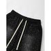 Men's Denim Shorts Summer Style European Size Rhinestone Craftsmanship Elastic Waist Five Point Pants_mkmklike.com