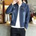 Ripped Denim Men Spring Autumn Trendy Cool High-end American Retro Workwear Jacket Casual Top_mkmklike.com