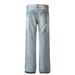 Men's Clothing Retro Graffiti Hand-Painted Jeans - Loose Straight Leg Hip Hop Streetwear Pants With Artistic Drop Crotch Design Comfortable Stylish_mkmklike.com