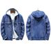 New Thickened Warm Men's Jacket Imitation Lamb Wool Integrated Fleece Denim Jacket_mkmklike.com