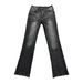 Vintage 517 Slim Fit Stretch Denim Black Washed Bootcut Jeans With Retro Vibe Clean Aesthetic Men's Clothing_mkmklike.com