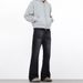 Men's Clothing Vintage Washed High-Waist Flare Jeans For Men & Women – Classic Retro Denim Pants With Cleanfit Style, Straight Leg_mkmklike.com