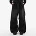 Vintage Washed High Street Straight Leg Jeans For Men & Women - Relaxed Fit With Big Pockets, Classic Blue & Black_mkmklike.com