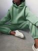 Women's Clothing casual fashion thickened long-sleeved sweatshirt and trousers two-piece suit_mkmklike.com