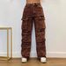 Men's Clothing 2025 European And American Cross Border Independent Station Fashion Street Style Pocket Diamond Casual Jeans Overalls Women_mkmklike.com