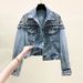 Denim Jacket Women's New High-end High-end Feeling Young And Beautiful Explosive Temperament Foreign Style Jacket_mkmklike.com