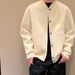 European And American Simple Fashion Solid Color Versatile Loose Autumn New Couple Style Casual Jacket Top_mkmklike.com