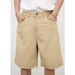 Men's Clothing Retro Vintage Straight Shorts Semi Elastic Versatile Simple Casual Shorts_mkmklike.com