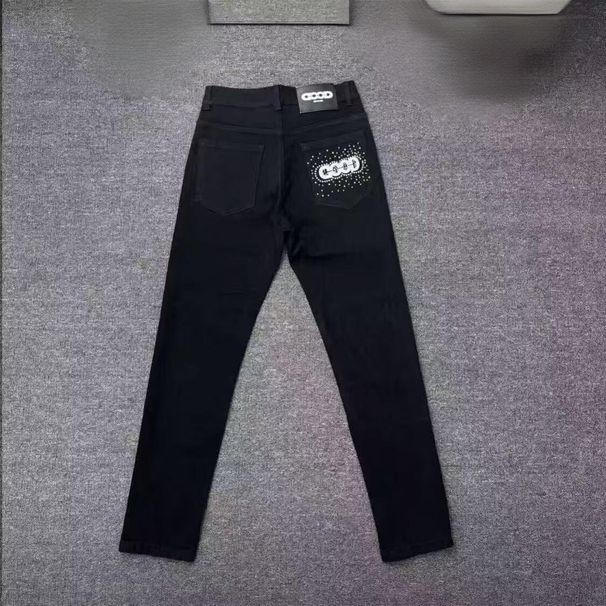 Men's Clothing Casual Japanese Style High-Waisted Straight Denim Jeans For Women & Men - Vintage Washed Cotton Stretch Pants With Minimalist Design_mkmklike.com